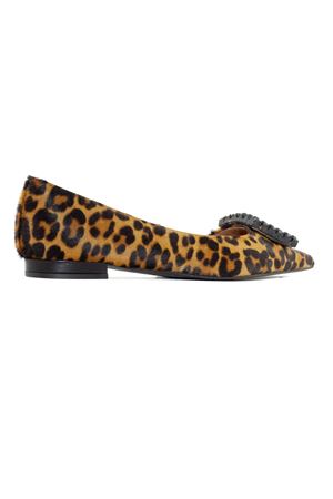 Amaia leopard ponyhair  ballet shoes ROBERTO FESTA | AMAIAMIELE